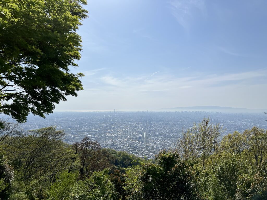 客坊展望台からの眺め