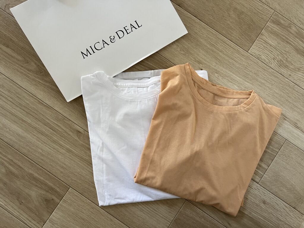シアー長袖Tシャツとカットソー